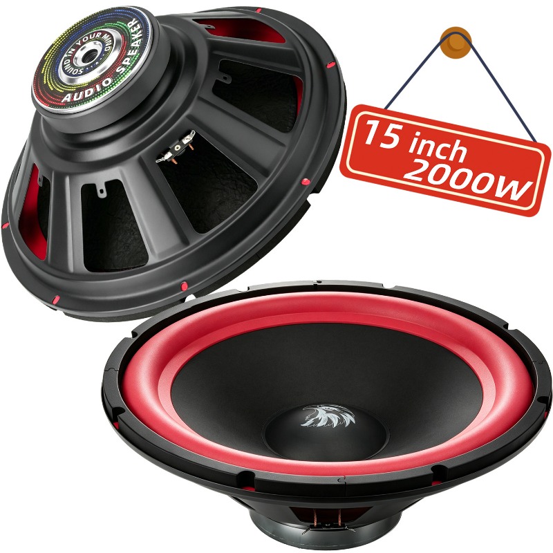 Audio Home Cinema - 1pcs 15 Inch Auto Subwoofer 2000W