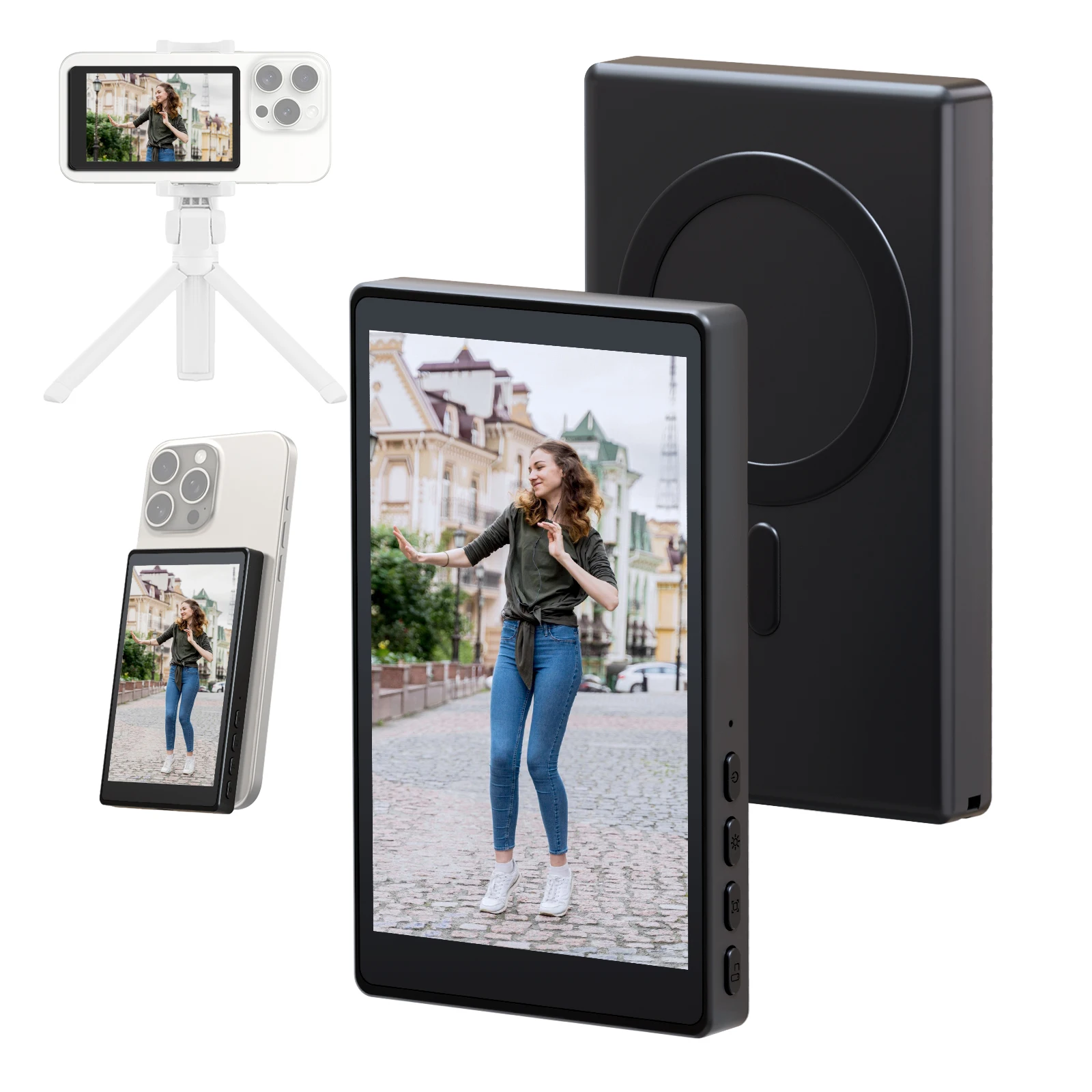 Home Cinema Wireless - Draadloze monitor achtercamera scherm smartphone selfie