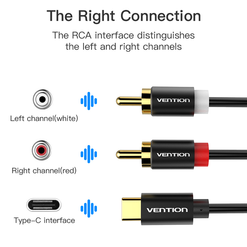 Usb C Rca Audio Kabel Type-C O - Audio Home Cinema recensie en prijs