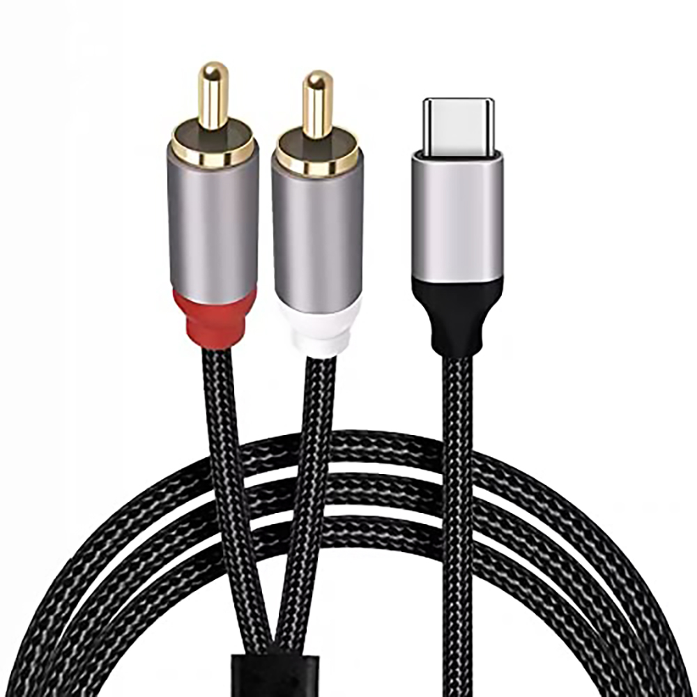 USB C naar 2 RCA-audiokabel, T - Audio Home Cinema recensie en prijs